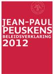 Jean-Paul Peuskens Beleidsverklaring 2012